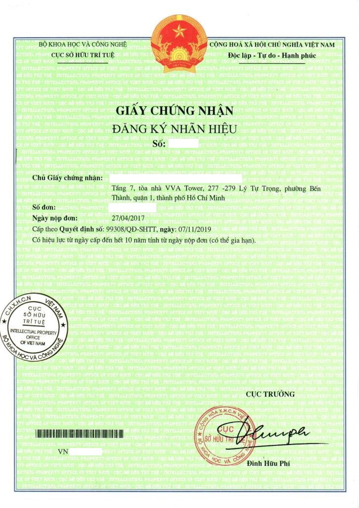 Register trademark in Vietnam